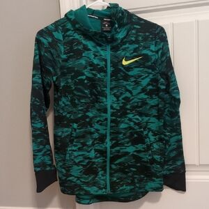 Nike Green and Black Hoodie